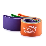 Fit Simplify Pro Series Resistance Loop Exercise Bands, Set of 3 - Image 4