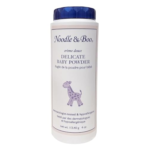 Version 1.0.0 Noodle & Boo Delicate Baby Powder with Pure Cornstarch and Aloe, Talc Free, 4 Oz - Image 1