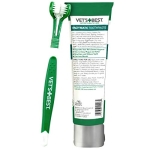 Vet's Best Dog Toothbrush & Toothpaste Kit - Natural Ingredients Reduce Plaque, Whiten Teeth, Freshen Breath - Image 2