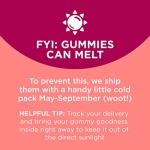 OLLY Undeniable Beauty Gummy, For Hair, Skin, Nails, Biotin, Vitamin C, Keratin, Chewable Supplement, Grapefruit, 30 Day Supply - 60 Count - Image 7