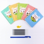 magic Practice Copybook, Reusable Writing Practice Book, for Preschool Kids Age 3-8 ​Calligraphy 7.8in×5.5in(5 Books with Pens) - Image 5