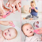 Buoluty Baby Healthcare and Grooming Kit,Safety First Baby Kit,Infant Grooming Kit,Baby Medical Kit for Newborn Boys Girls(14 in 1 Pink) - Image 2