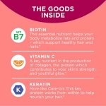 OLLY Undeniable Beauty Gummy, For Hair, Skin, Nails, Biotin, Vitamin C, Keratin, Chewable Supplement, Grapefruit, 30 Day Supply - 60 Count - Image 8