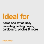 FISKARS All Purpose Scissors - High Performance and Designed for Comfort and Cutting - Sharp to Cut but Soft to Hold. Perfect for Art, Crafts and the Office - Image 2
