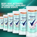 Degree Advanced Protection Antiperspirant Deodorant White Flowers & Lychee for 72-Hour Sweat & Odor Control for Women, with Body Heat Activated Technology, 2.6 oz - Image 4