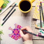 Vanstek 46 Pack Journal Planner Colored Pens, Fineliner Pens for Journaling, Writing Coloring Drawing, Note Taking, Calendar, Planner, Art Office School Gift Supplies - Image 3