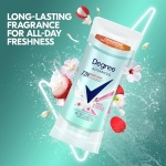Degree Advanced Protection Antiperspirant Deodorant White Flowers & Lychee for 72-Hour Sweat & Odor Control for Women, with Body Heat Activated Technology, 2.6 oz - Image 8