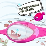 OutdoorMaster Kids Swim Goggles 2 Pack - Quick Adjustable Strap Swimming Goggles for Kids - E - Image 5