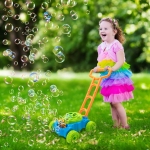 Lydaz Bubble Lawn Mower for Toddlers 1-3, Kids Bubble Blower Maker Machine, Outdoor Outside Summer Push Backyard Gardening Toys, Birthday Gifts Toys for Preschool Baby Boys Girls Age 1 2 3+ Year Old - Image 6