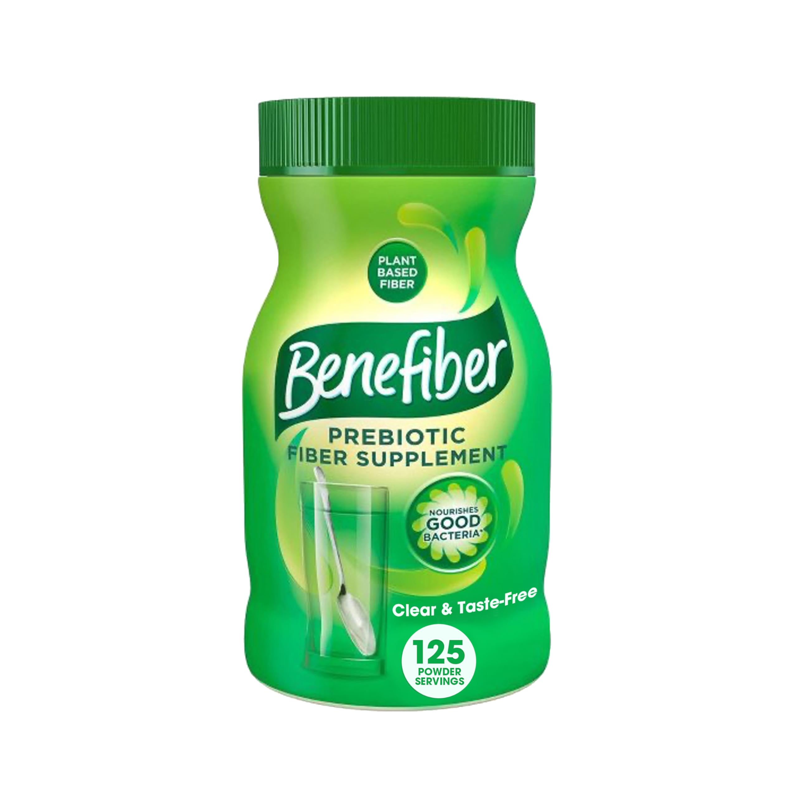 Version 1.0.0 Benefiber Daily Prebiotic Fiber Supplement Powder for Digestive Health, Unflavored - 125 Servings (17.6 Ounces) - Image 1