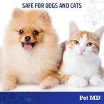 Pet MD Dog Tear Stain Remover Wipes - Cat and Dog Eye Wipes for Discharge and Crust - Pet Eye Wipes for Dogs - 60 ct - Image 2