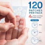 KEYCONCEPTS Pimple Patches for Face (120 Patches), Hydrocolloid Acne Patches with Tea Tree Oil - Pimple Patch Zit Patch and Pimple Stickers - Hydrocolloid Acne Dots for Acne - Zit Patches - Image 6