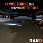 RAK Magnetic Pickup Tool - Christmas Gifts for Men - Telescoping Magnet Pickup Tool with Bright LED Lights and Extendable Neck - Cool Gadgets Gifts Stocking Stuffer Gifts for Men - Image 2