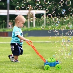 Lydaz Bubble Lawn Mower for Toddlers 1-3, Kids Bubble Blower Maker Machine, Outdoor Outside Summer Push Backyard Gardening Toys, Birthday Gifts Toys for Preschool Baby Boys Girls Age 1 2 3+ Year Old - Image 5