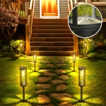 COXSENI Solar Pathway Lights Outdoor 8 Pack, Bright Solar Path Light Outside Waterproof, Solar Garden Decorative Solar Powered Landscape Lights for Walkway Driveway Lawn Patio Sidewalk Yard Decor - Image 2